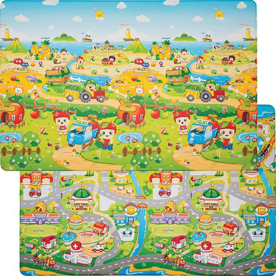 HOK Playmat Doublesided with City and Countryside Designs 