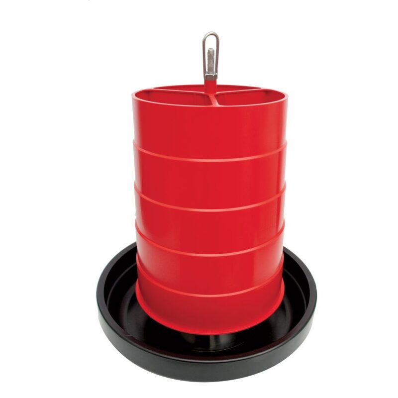 Poultry Ribbed Tube Feeder (15kg of feed)