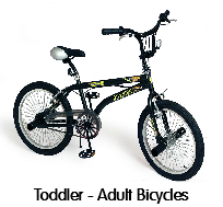 toddler to adult bikes
