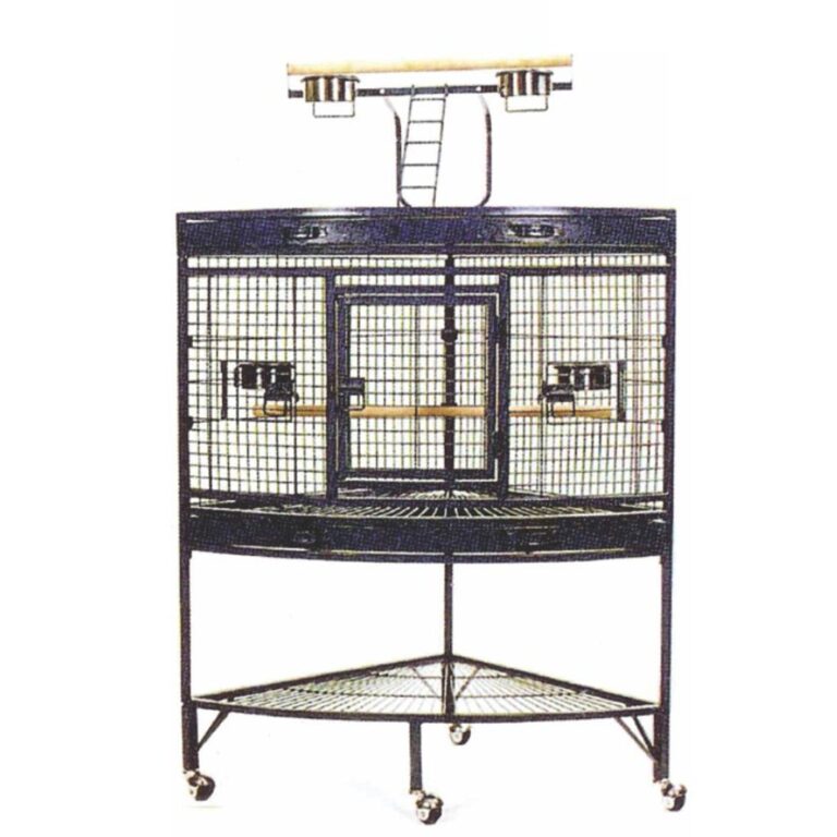 Photo inspiration: Visual Reference: Triangular Parrot Cage With Perch 94 X 68 X 160Cm