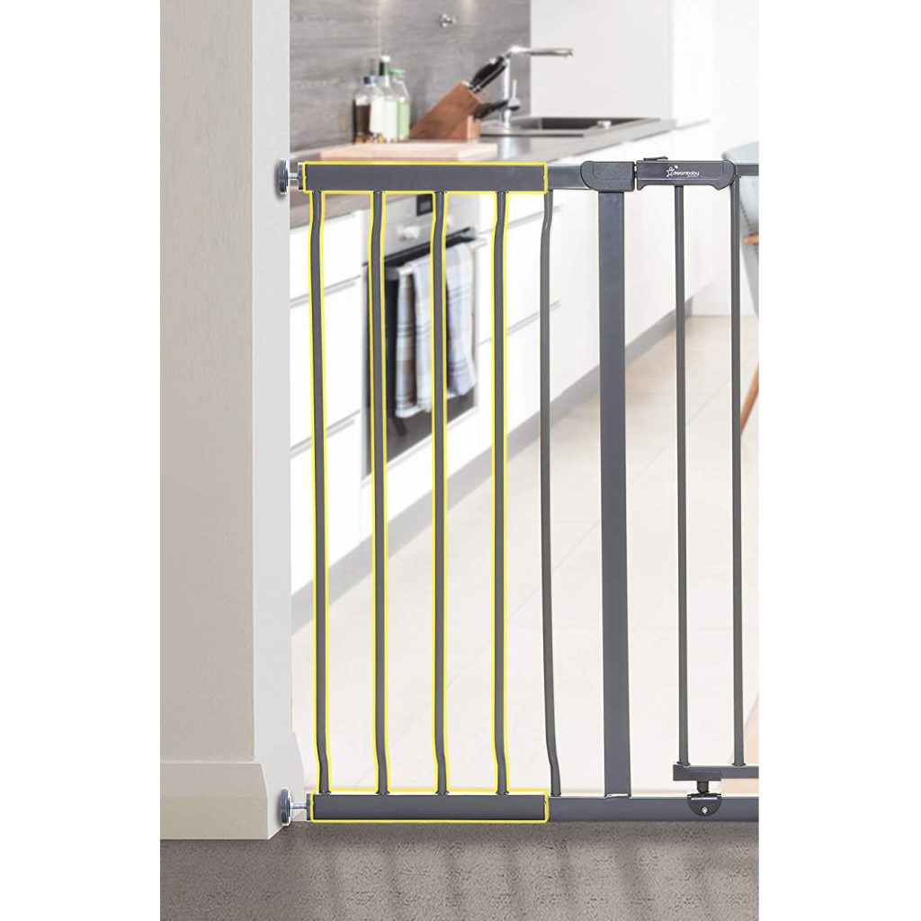 Ava Baby Gate Extension – Charcoal [Steel] (27cm) – Shop Playpens